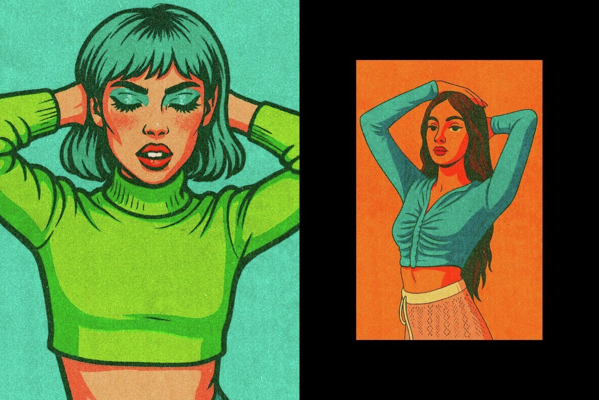 Retro Printer Design Effect 2