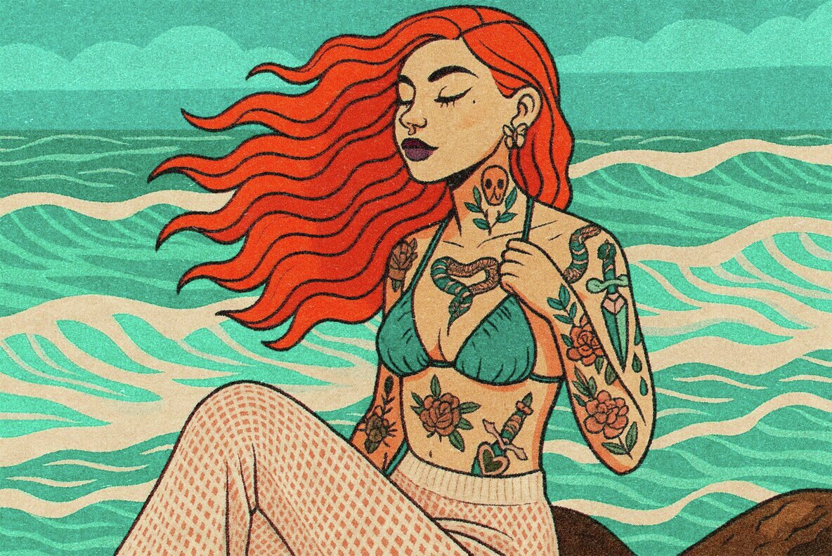 Retro Printer Design Effect 7