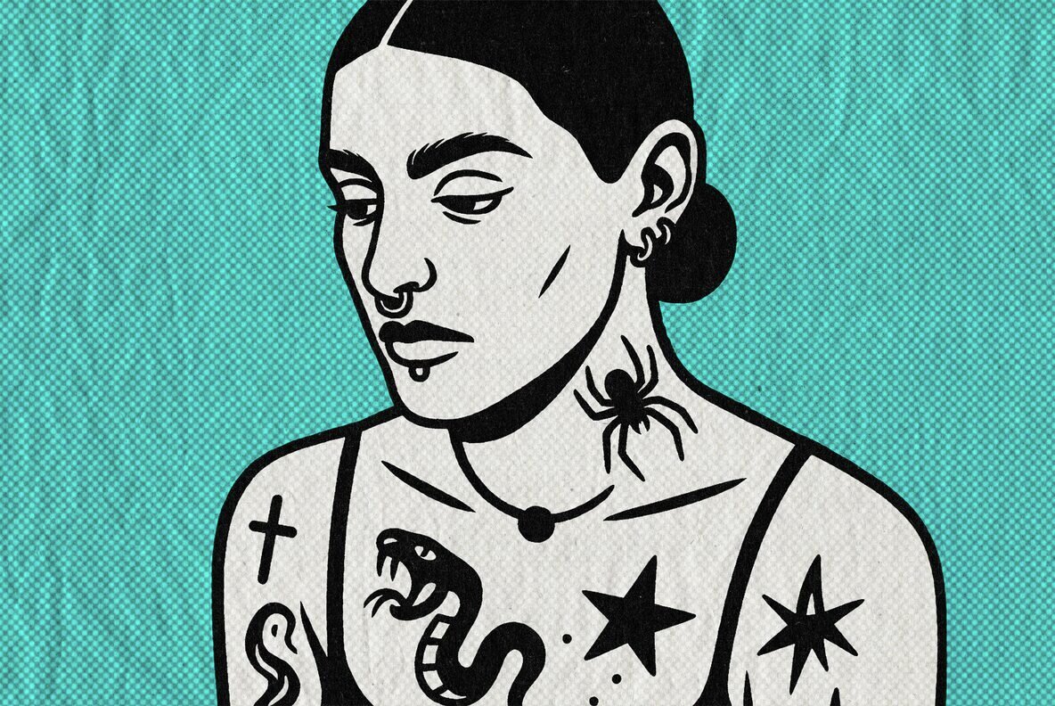 Crumpled Paper Halftone Print 7