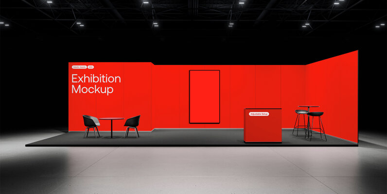 Large Modular Exhibition Mockup M06