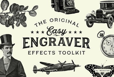 Easy Engraver Effects for Photoshop