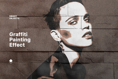 Graffiti Painting Photo Effect