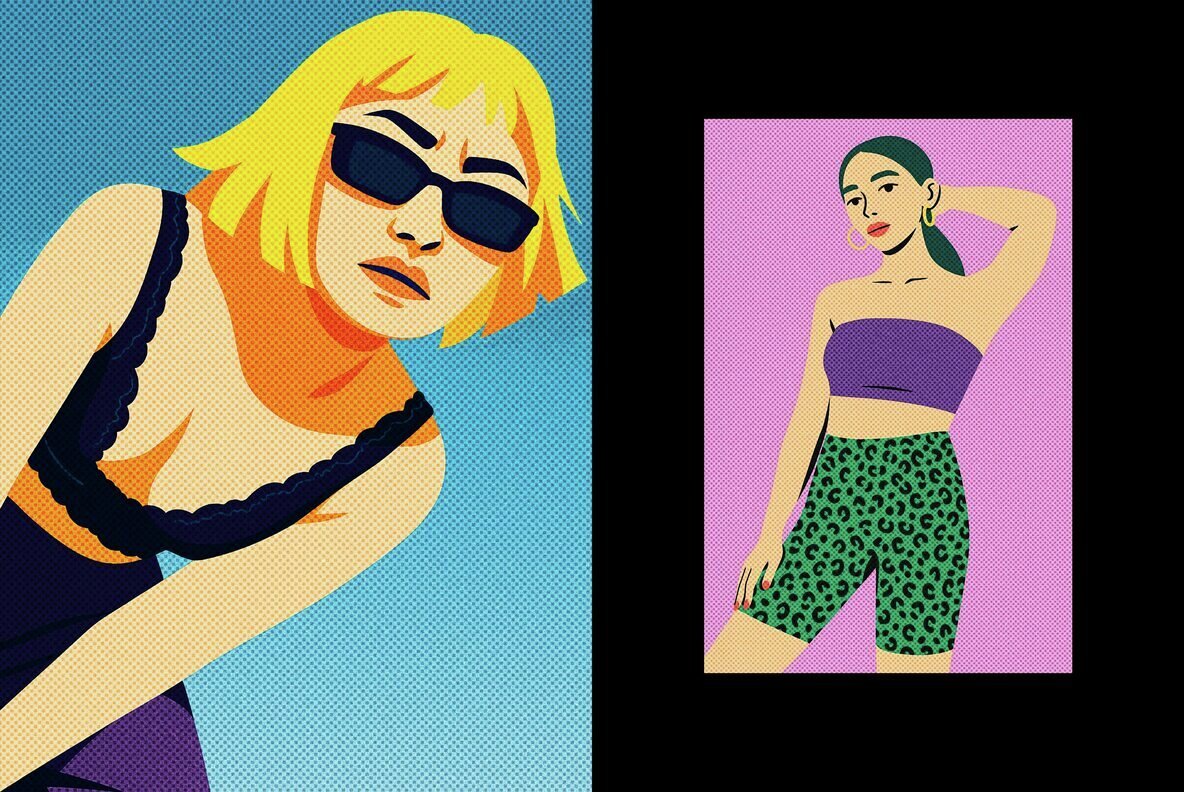 Dotted Printer Design Effect 2