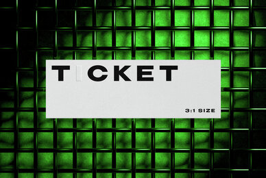 Industrial Ticket Card Mockup