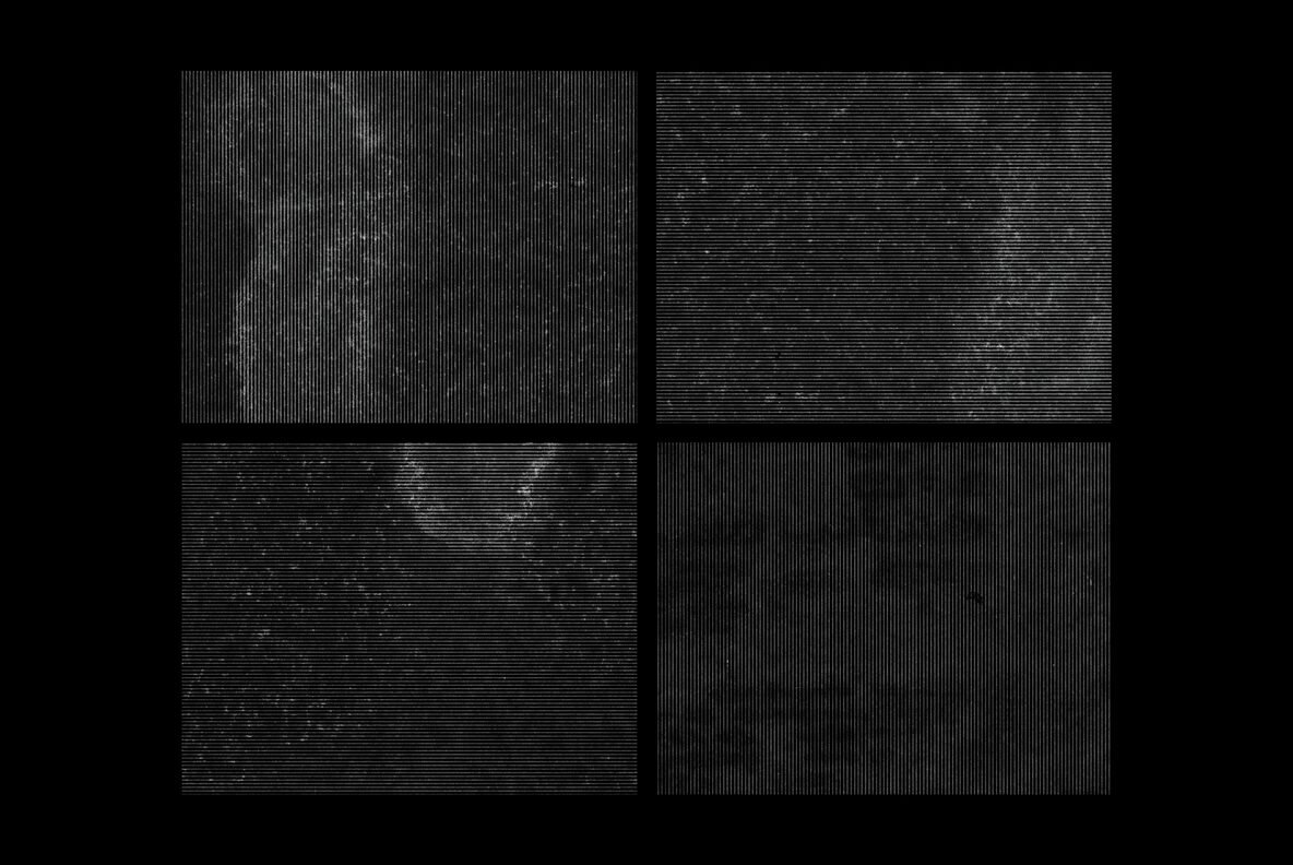 Grunge Halftone Lines Textures 4