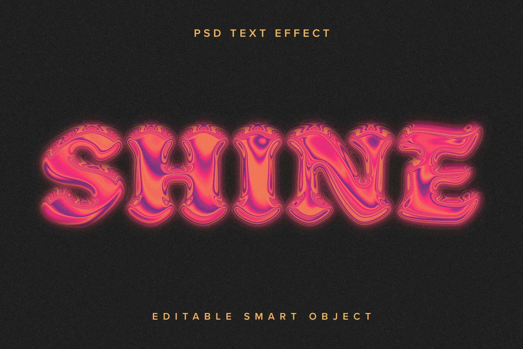 Liquid Chrome Text Efect Mockup 1