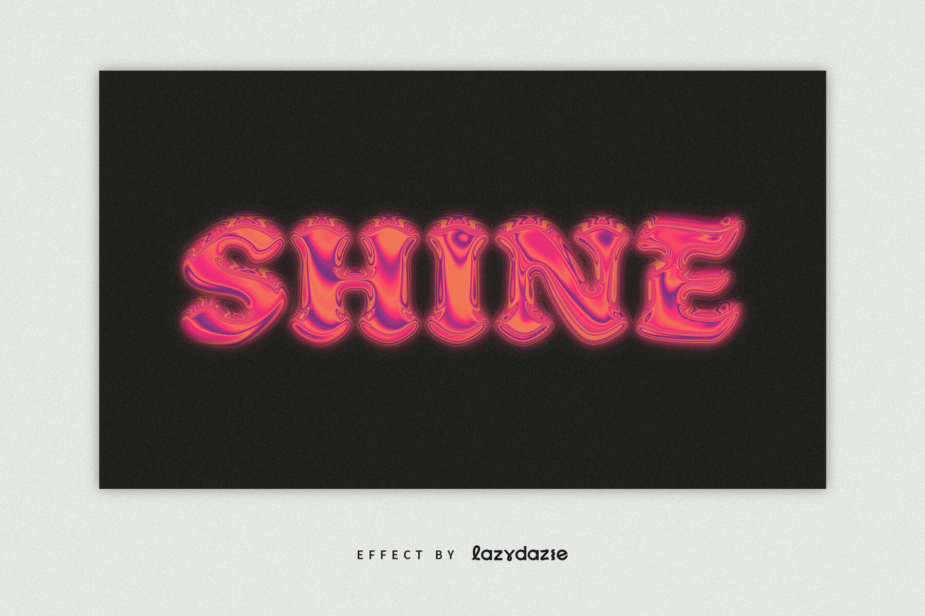 Liquid Chrome Text Efect Mockup 4