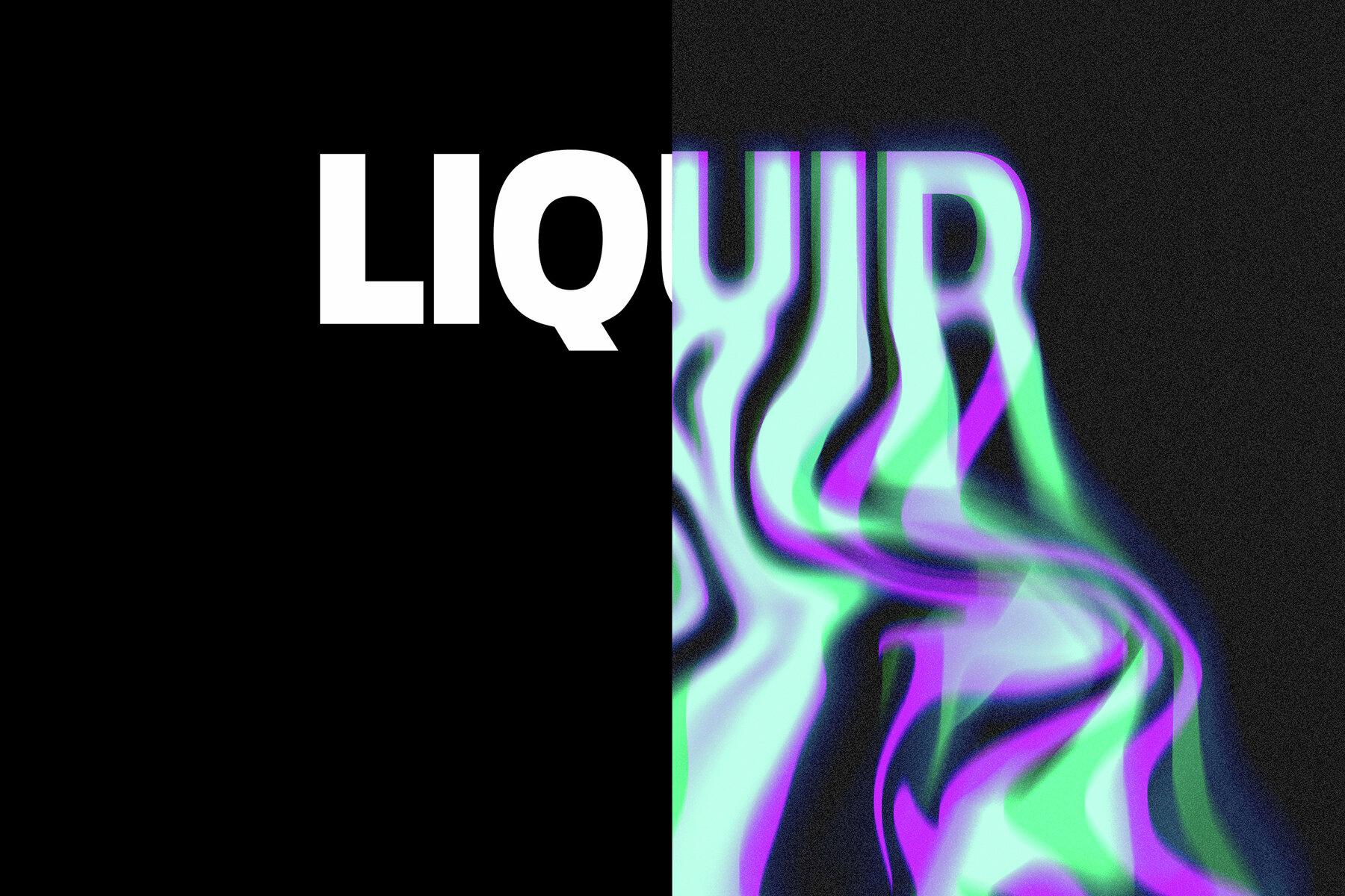 Trippy Melting Text Effect Mockup 8