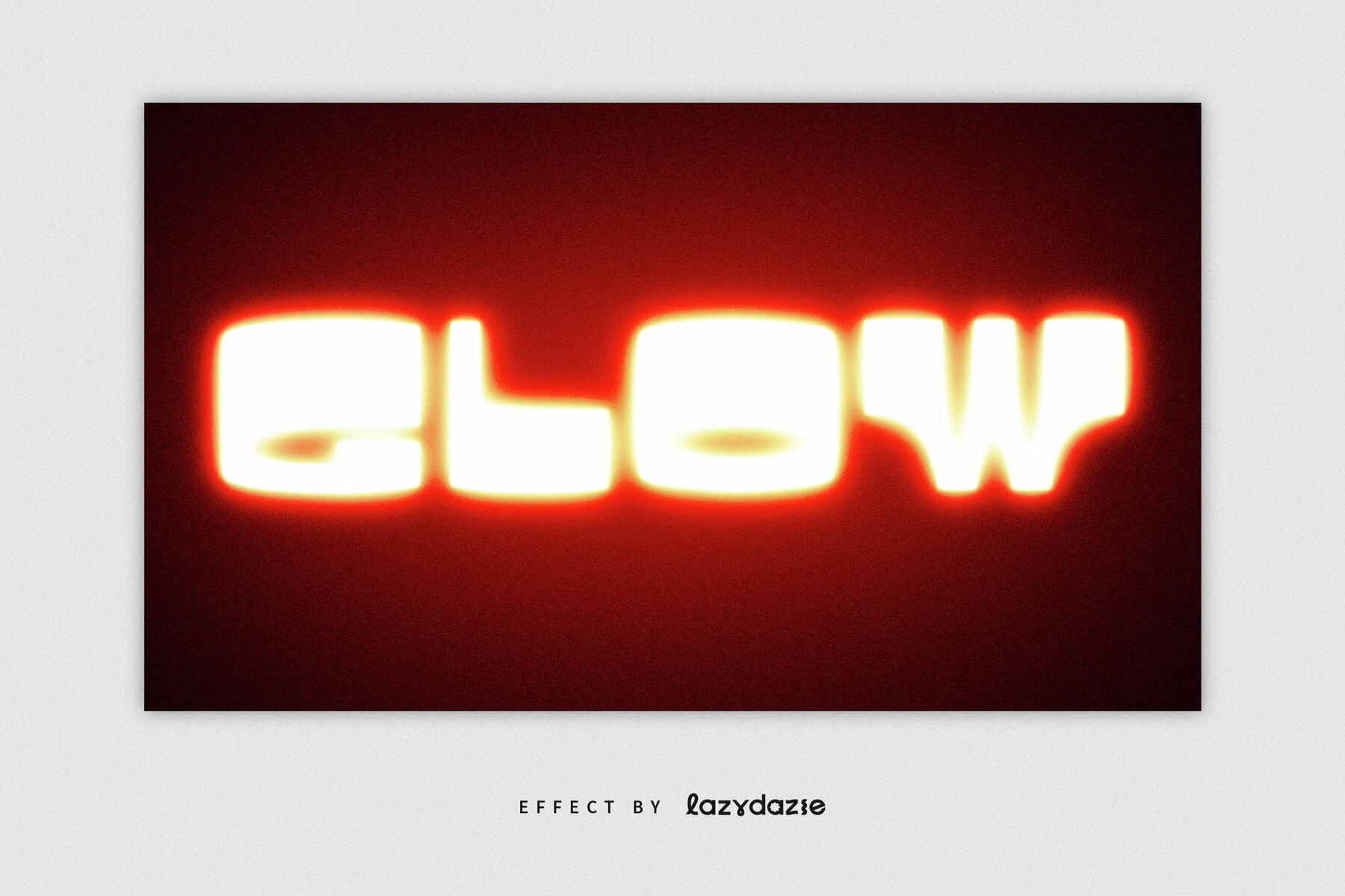 Neon Glowing Text Effect Mockup 2
