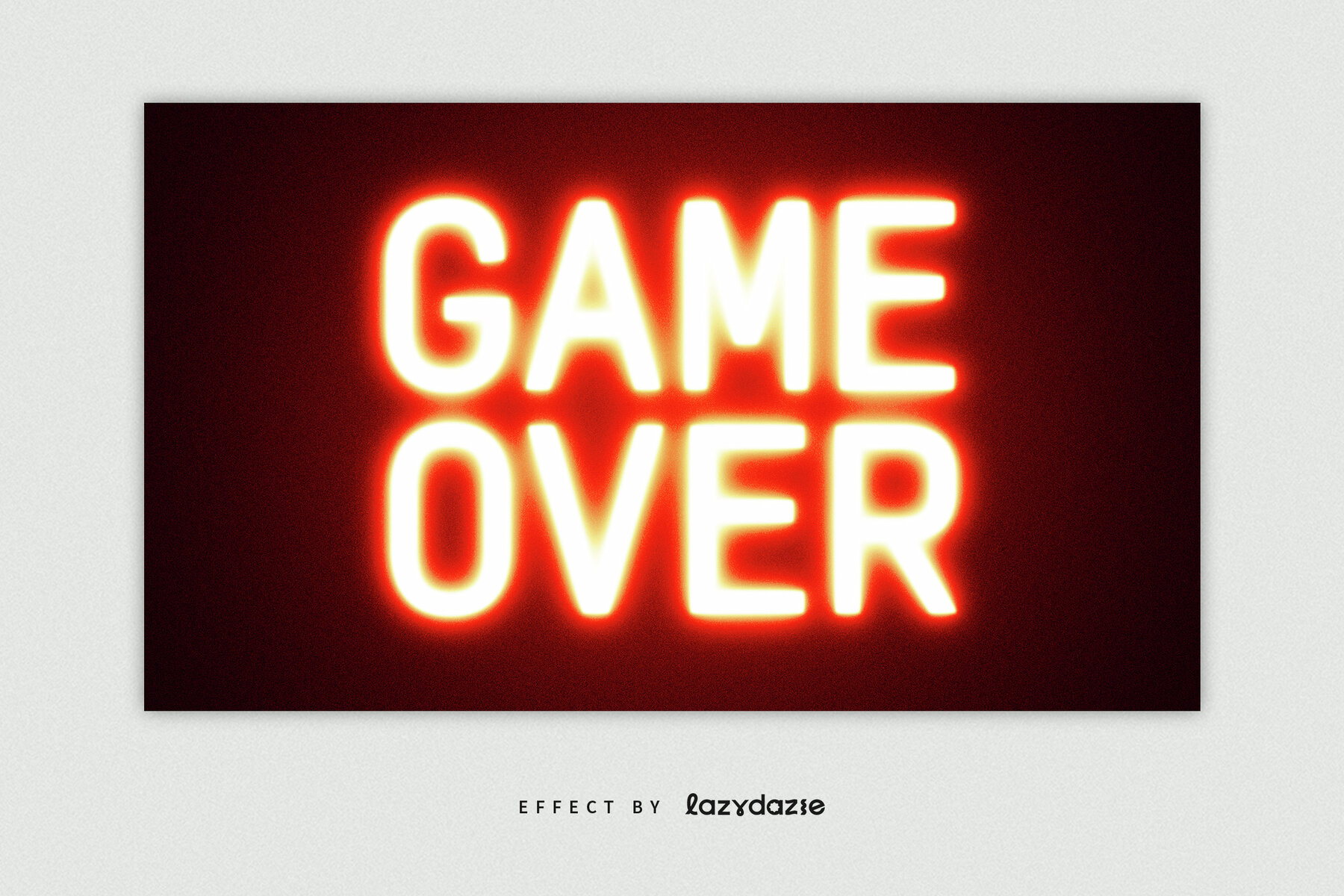 Neon Glowing Text Effect Mockup 4