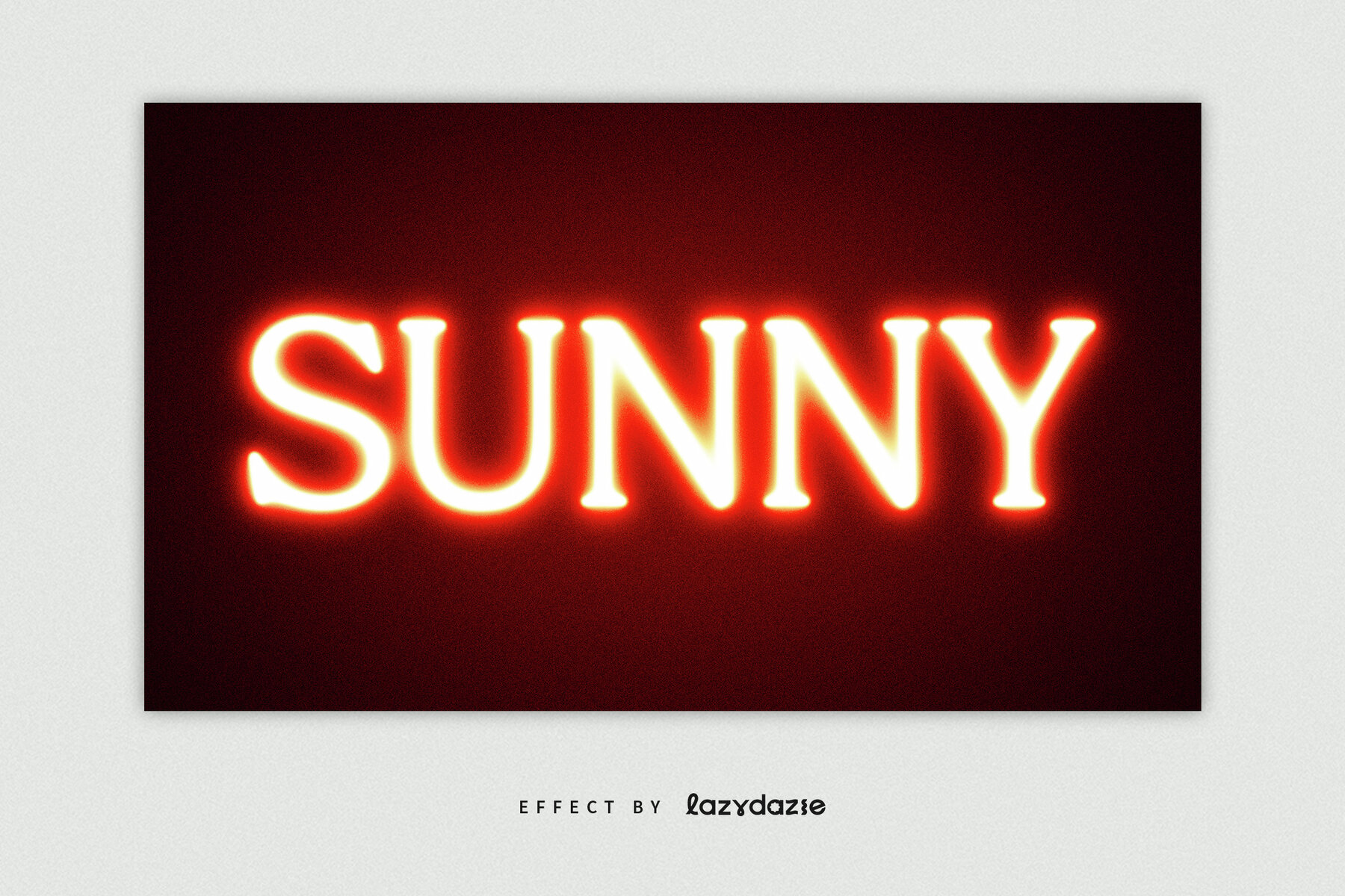 Neon Glowing Text Effect Mockup 5