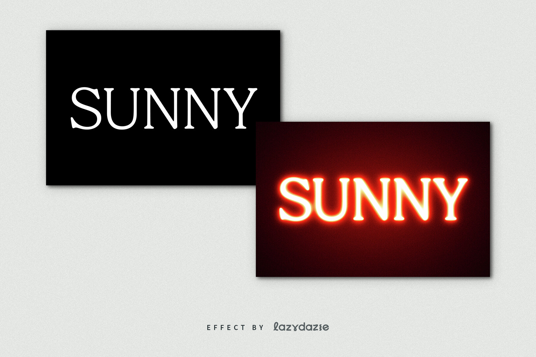 Neon Glowing Text Effect Mockup 7