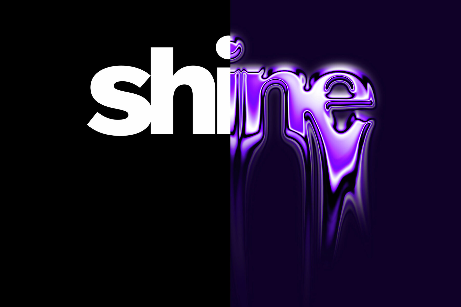 Melting Chrome Text Effect Mockup 8