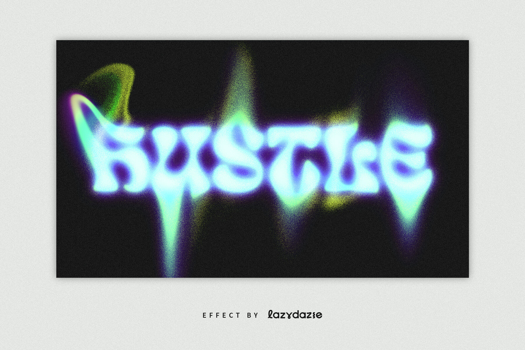 Dissolving Liquid Text Effect Mockup 4