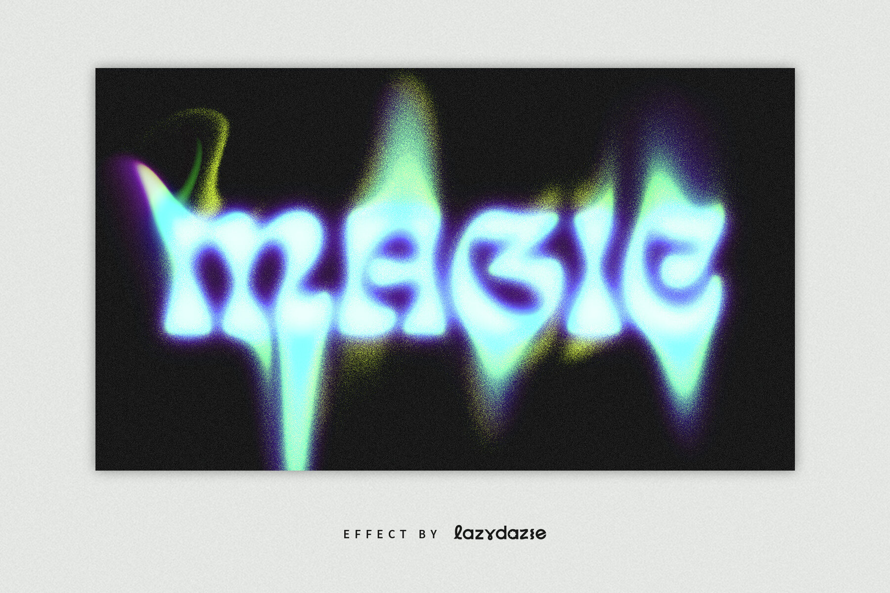 Dissolving Liquid Text Effect Mockup 5