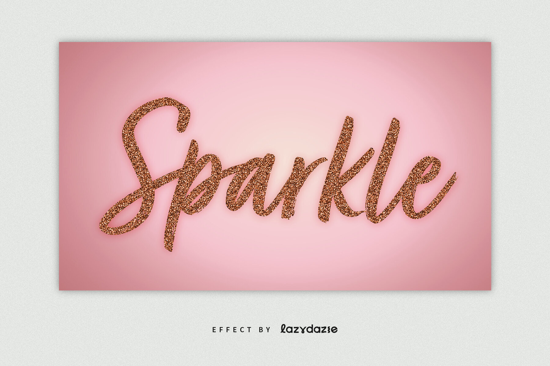 Shiny Glitter Text Effect Mockup 3