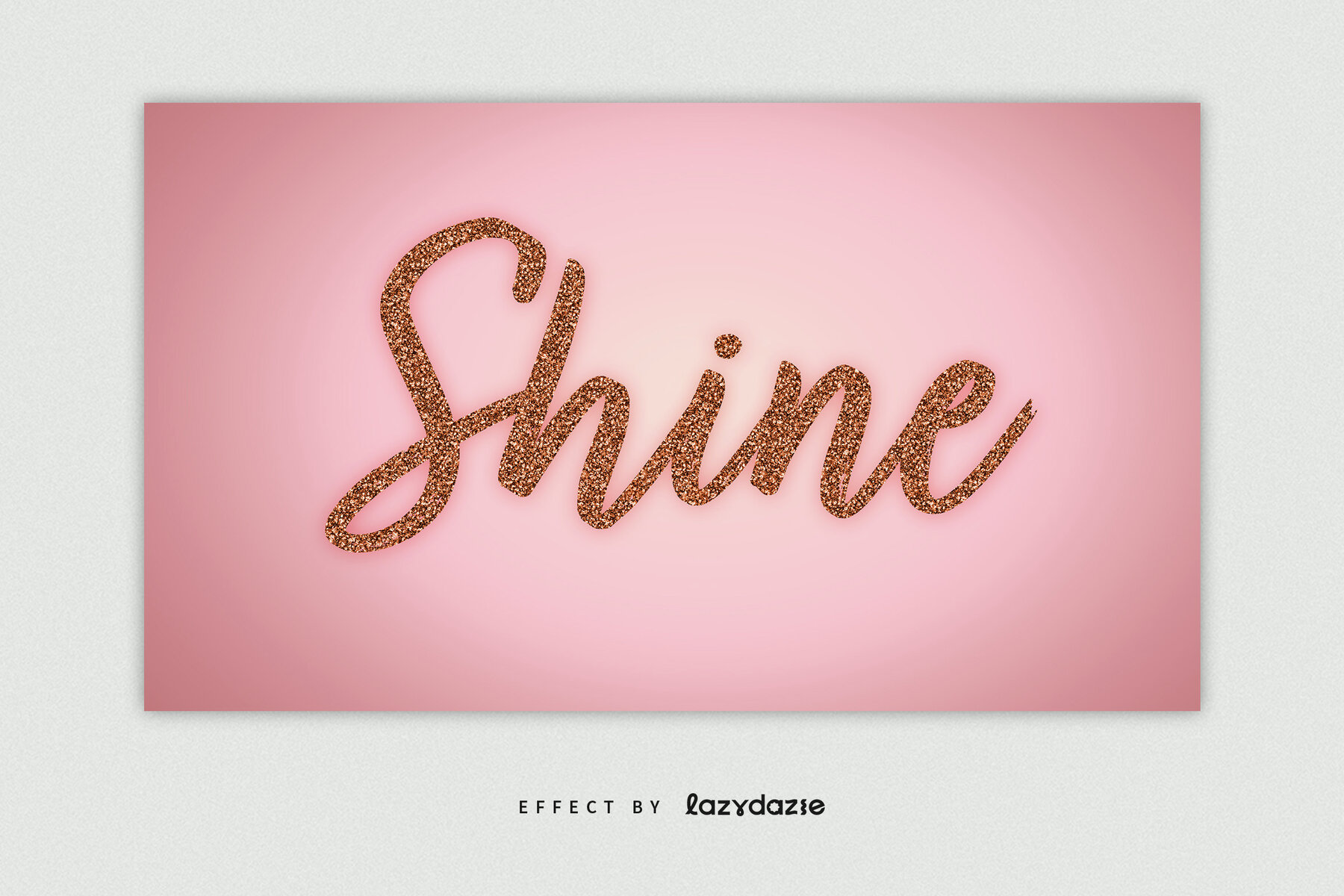 Shiny Glitter Text Effect Mockup 4