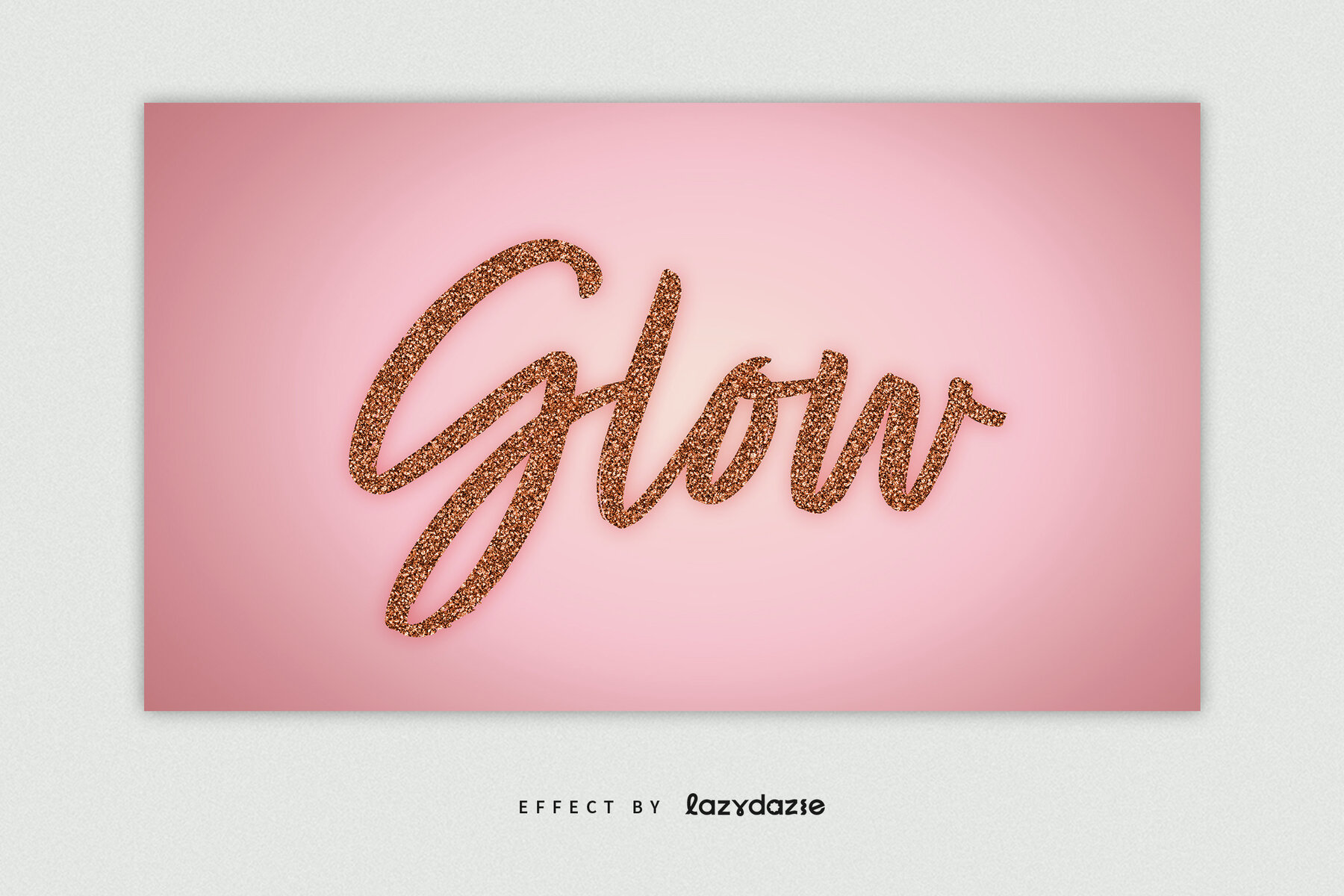 Shiny Glitter Text Effect Mockup 5