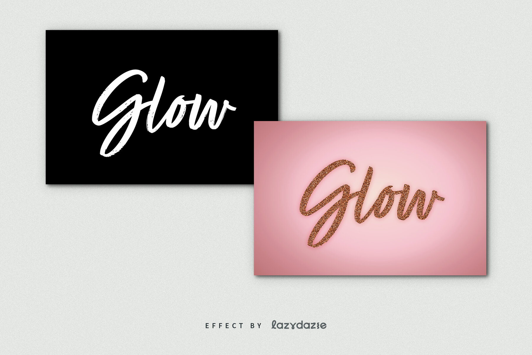 Shiny Glitter Text Effect Mockup 7