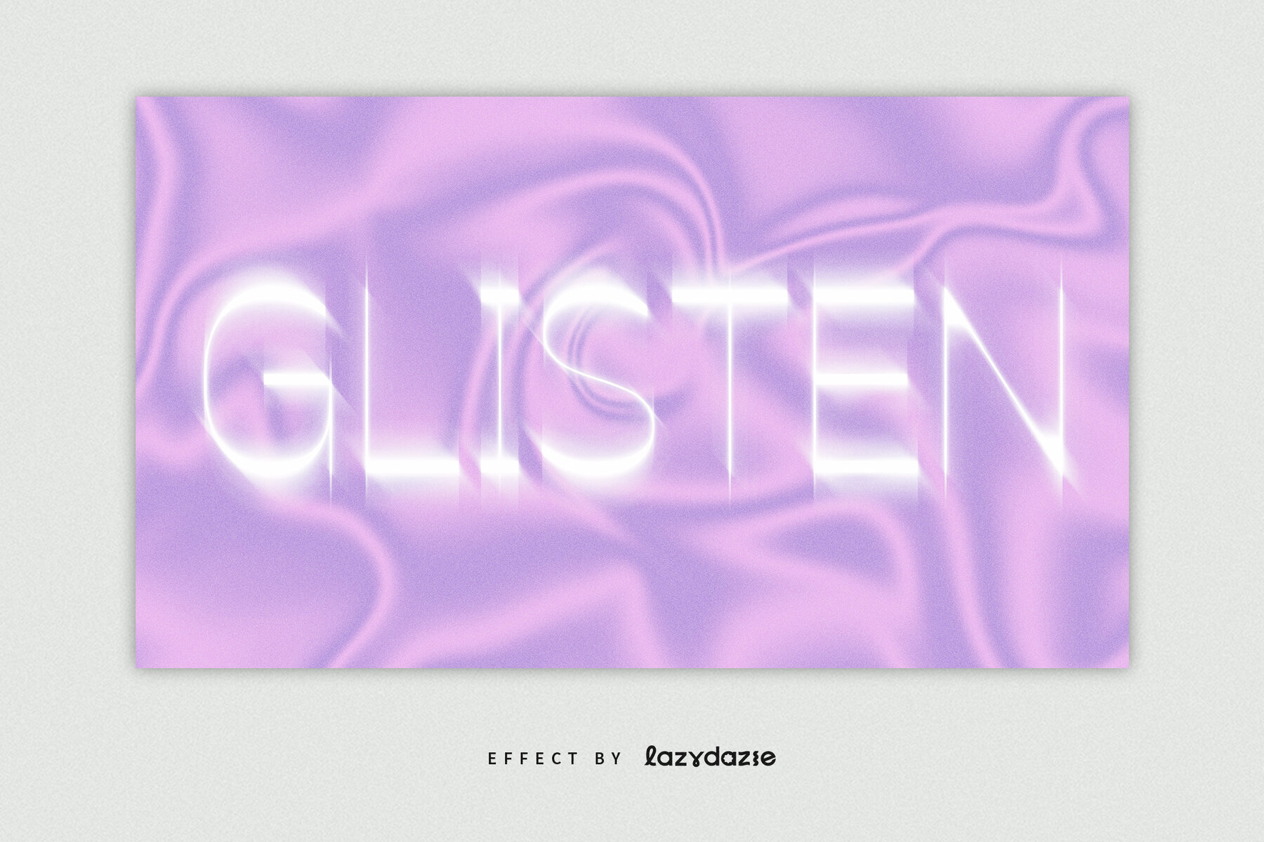 Soft Glowy Text Effect Mockup 3