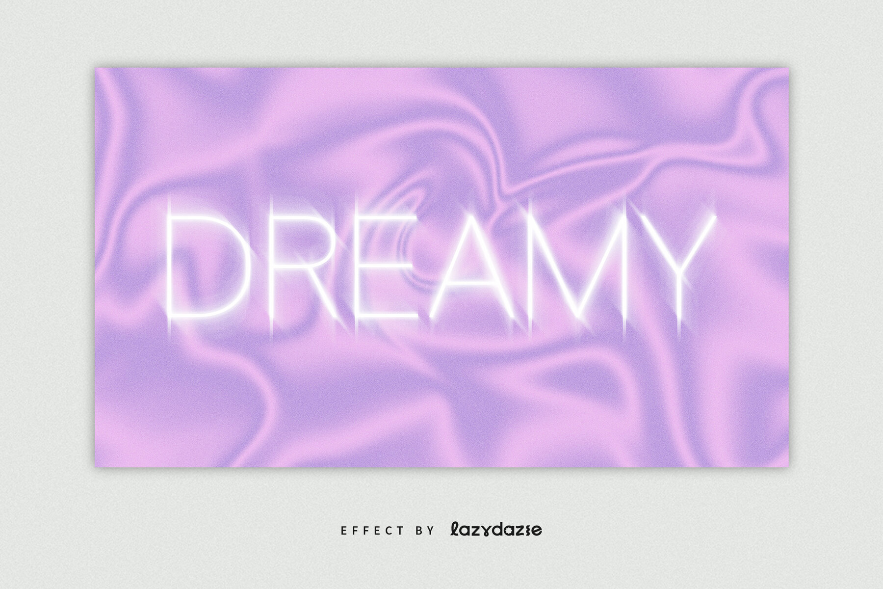 Soft Glowy Text Effect Mockup 4