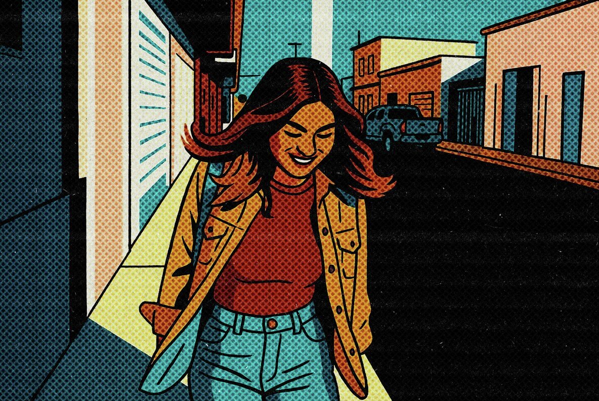 Retro Halftone Printer Design Effect 7