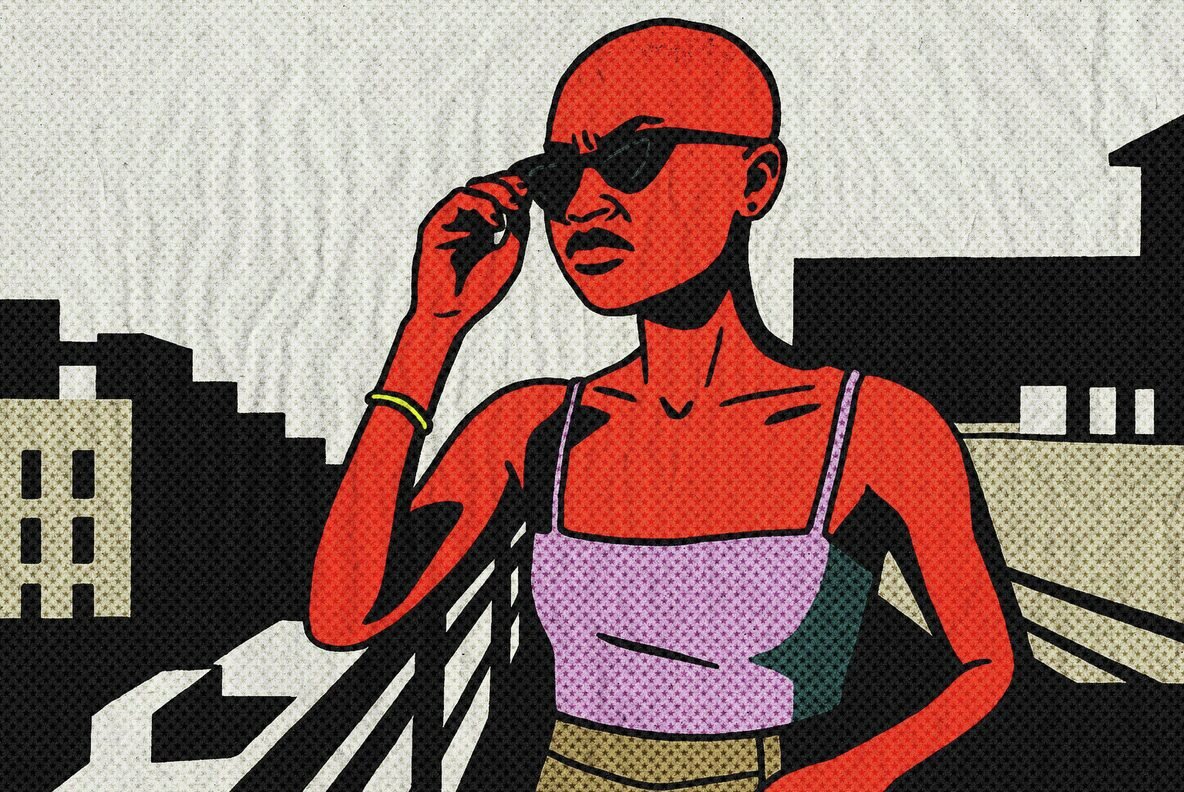 Retro Star Printer Design Effect 7