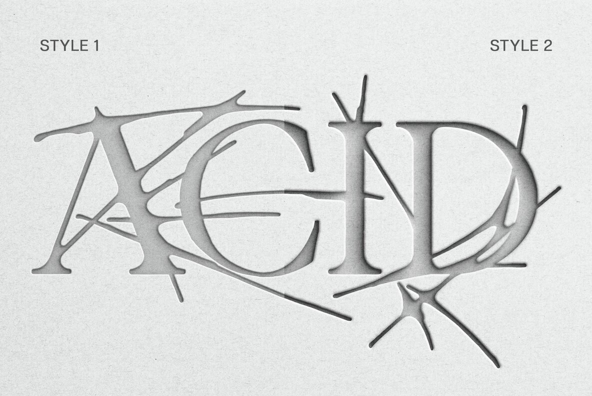 White Paper Cut Out Mockup 3