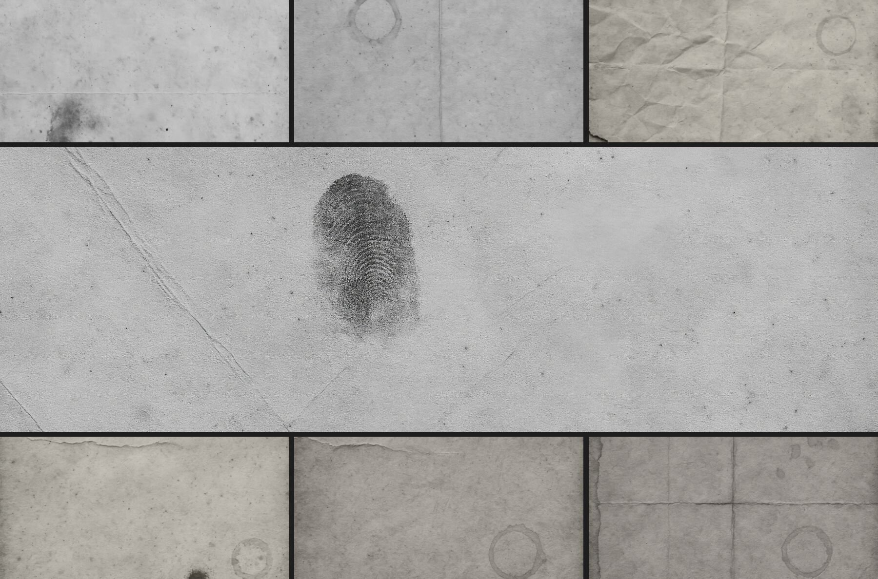 Vintage Paper Greyscale Textures 6