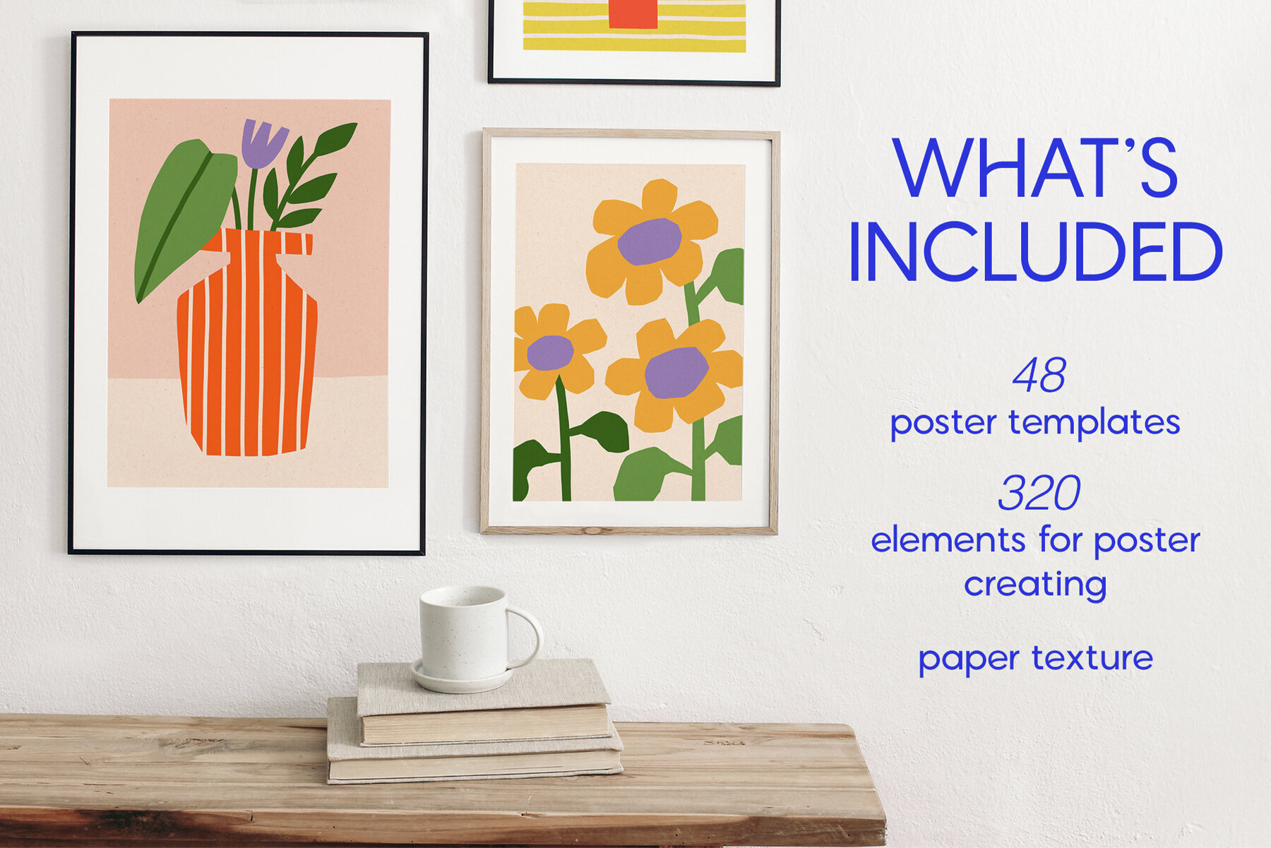 Cutout Flowers Vector Poster Creator 2