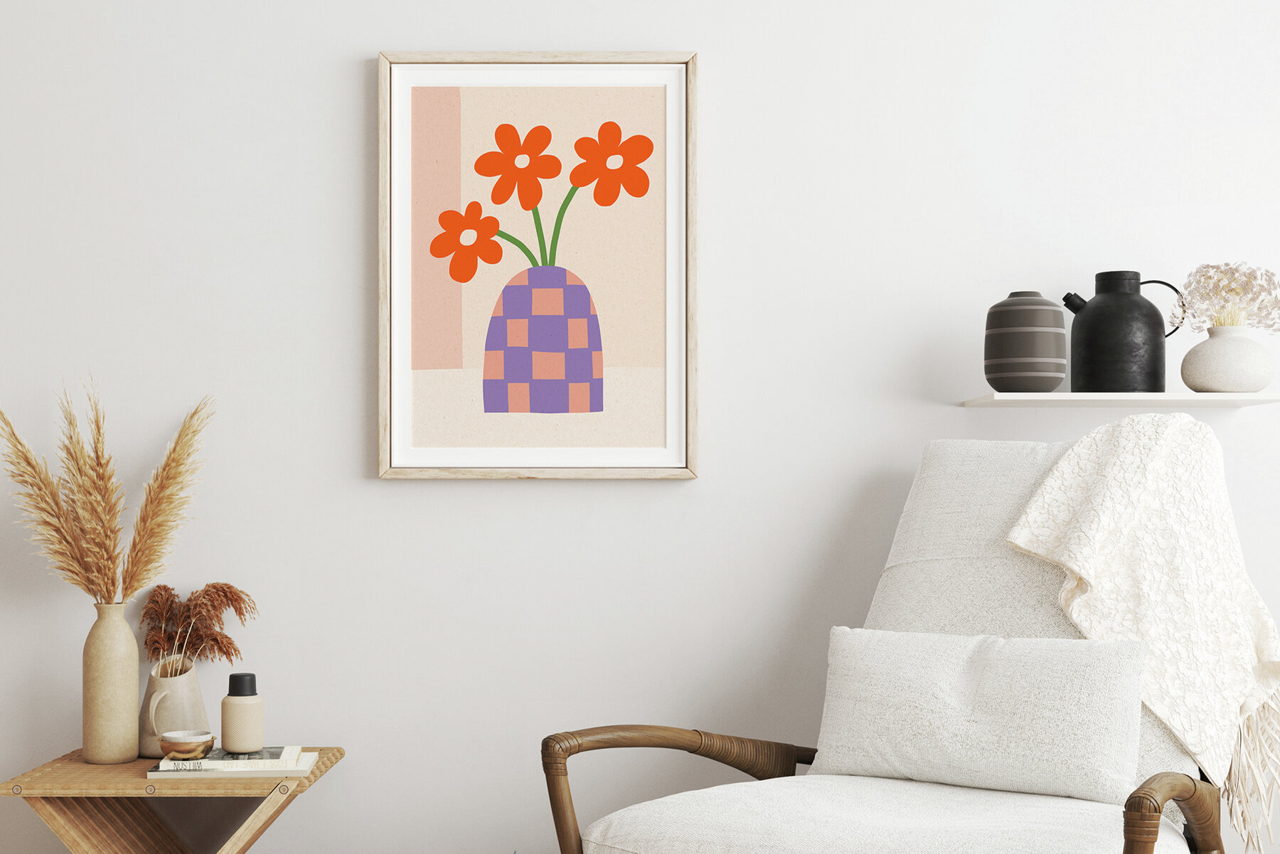 Cutout Flowers Vector Poster Creator 8