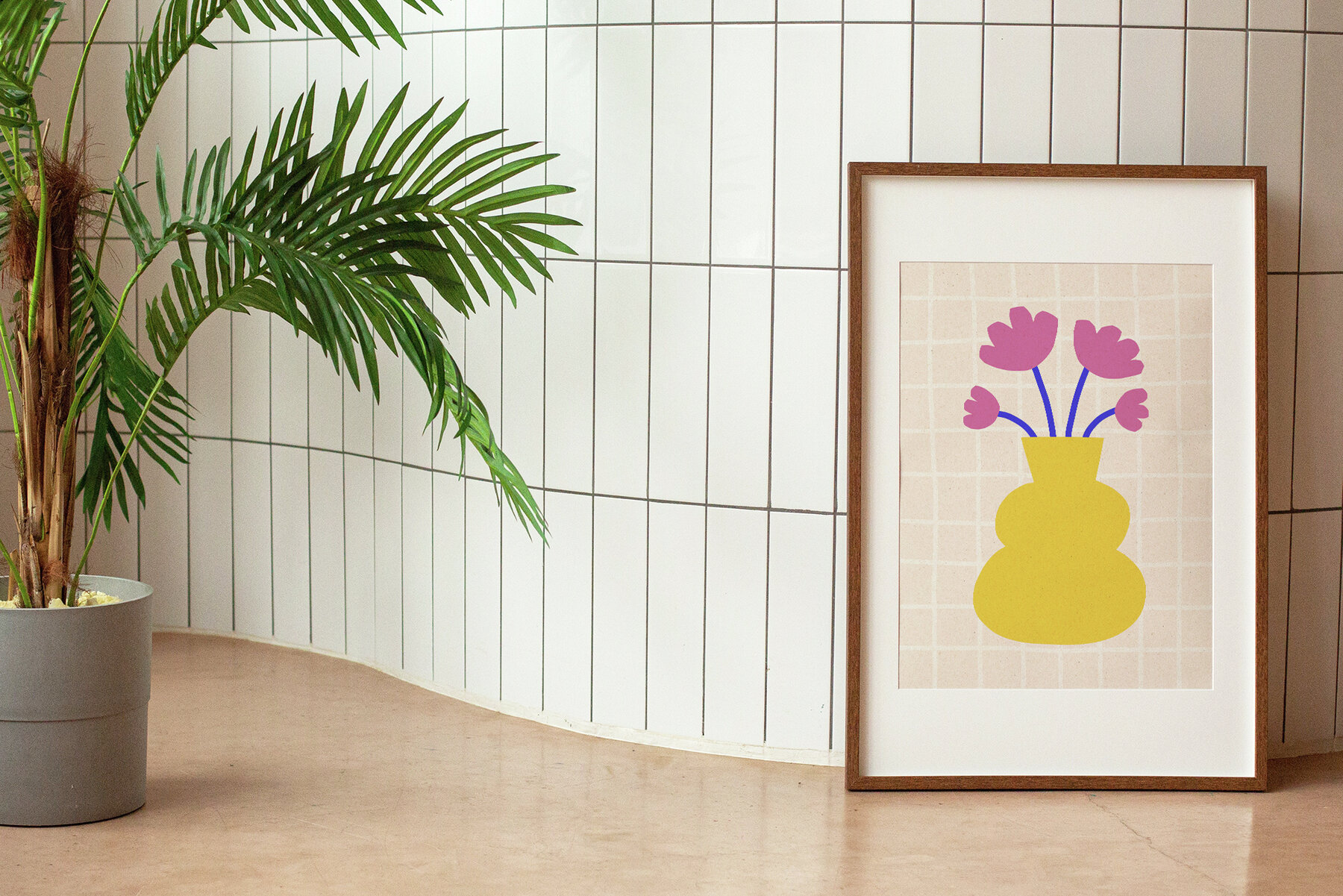 Cutout Flowers Vector Poster Creator 10