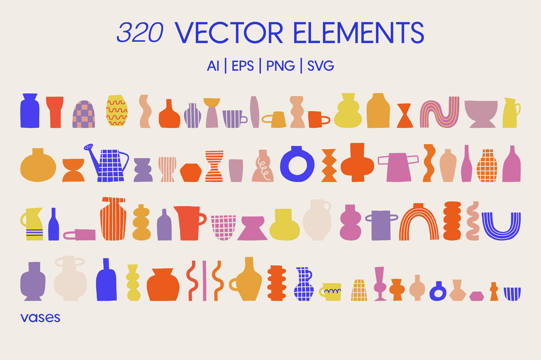 Cutout Flowers Vector Poster Creator 16