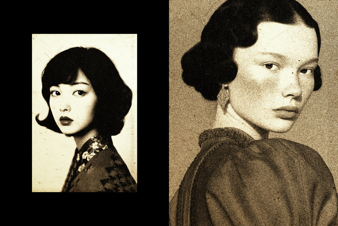 Vintage Risograph Photo Effect 4