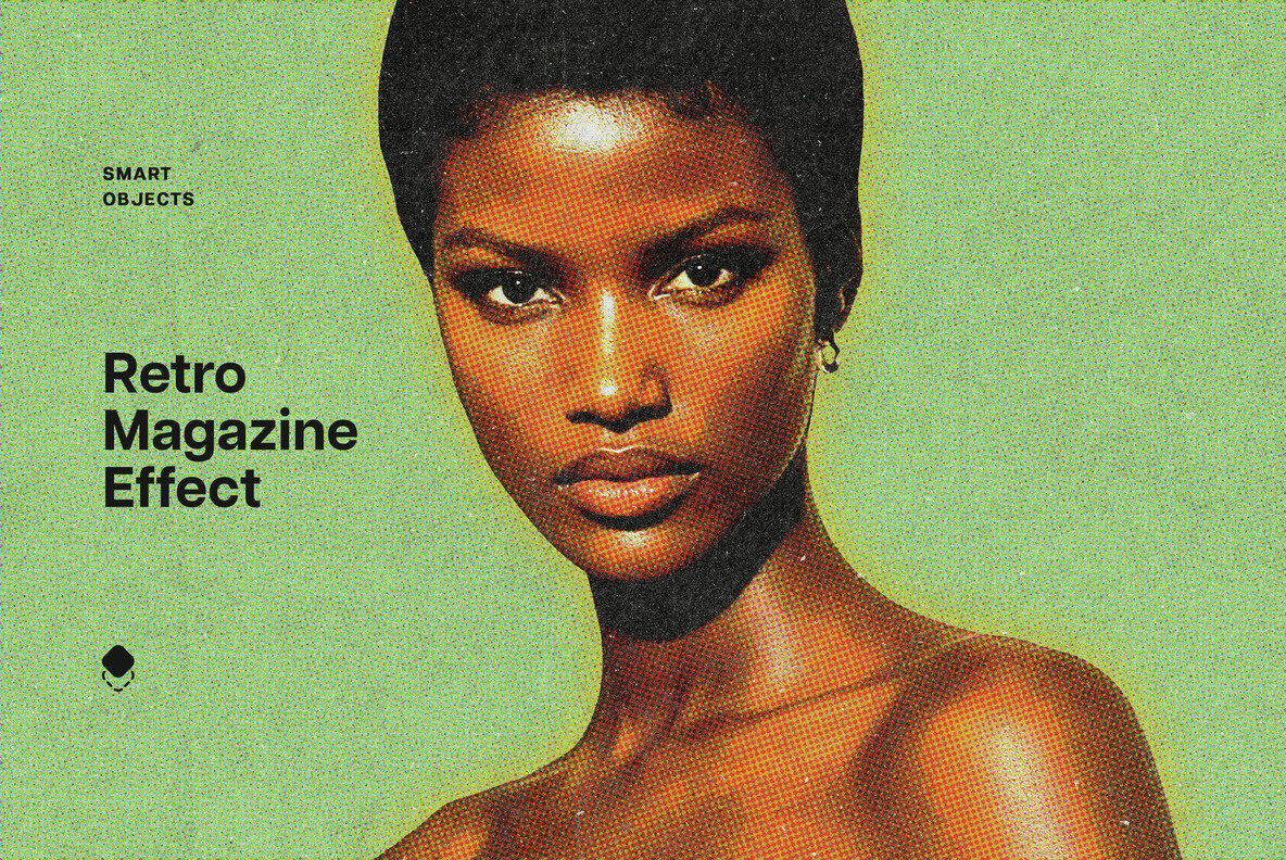 Retro Magazine Photo Effect 1