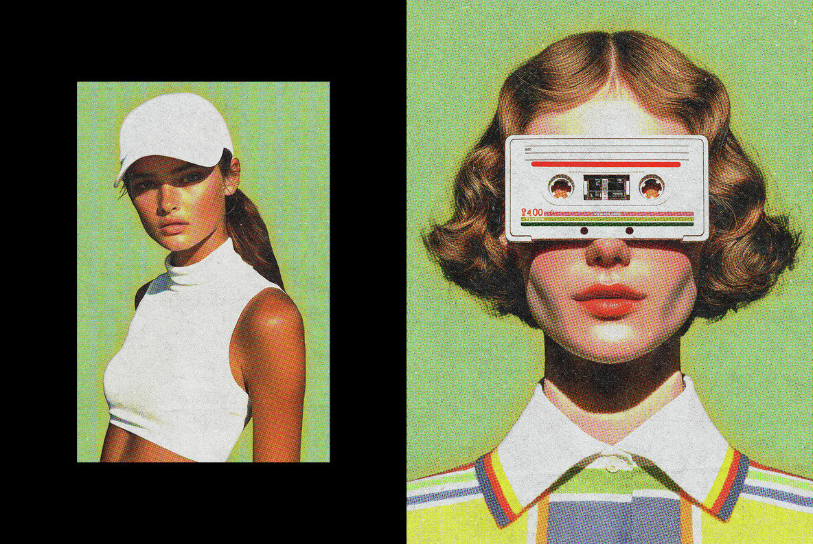 Retro Magazine Photo Effect 4