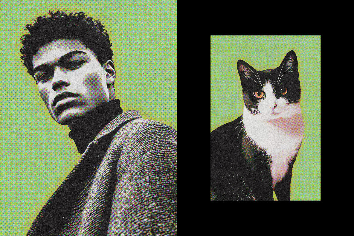 Retro Magazine Photo Effect 5