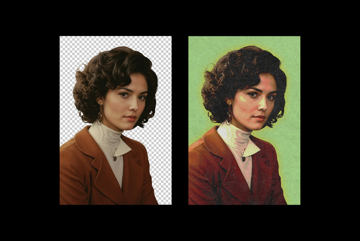 Retro Magazine Photo Effect 6