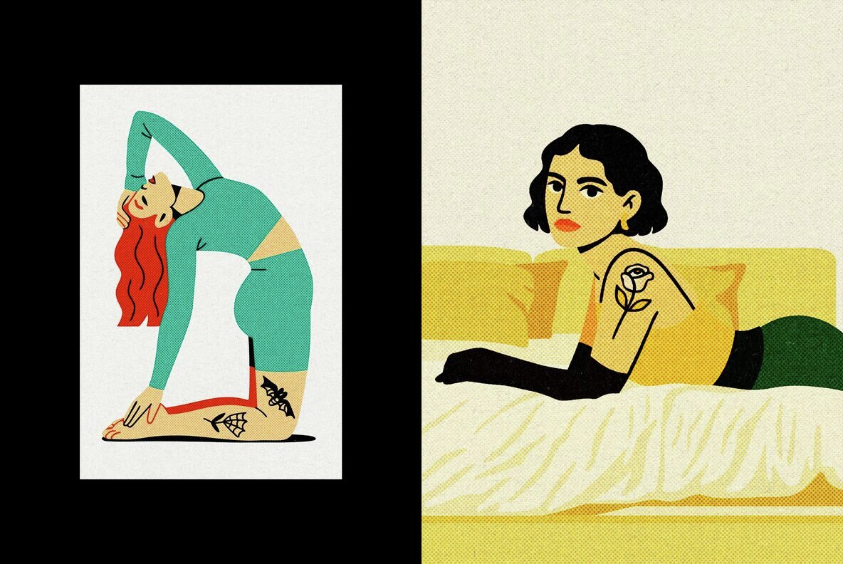 Square Halftone Design Effect 6