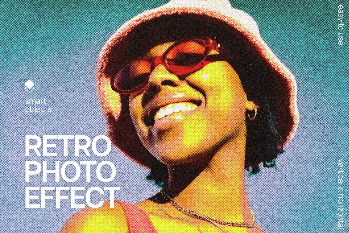 Retro Postcard Photo Effect 1