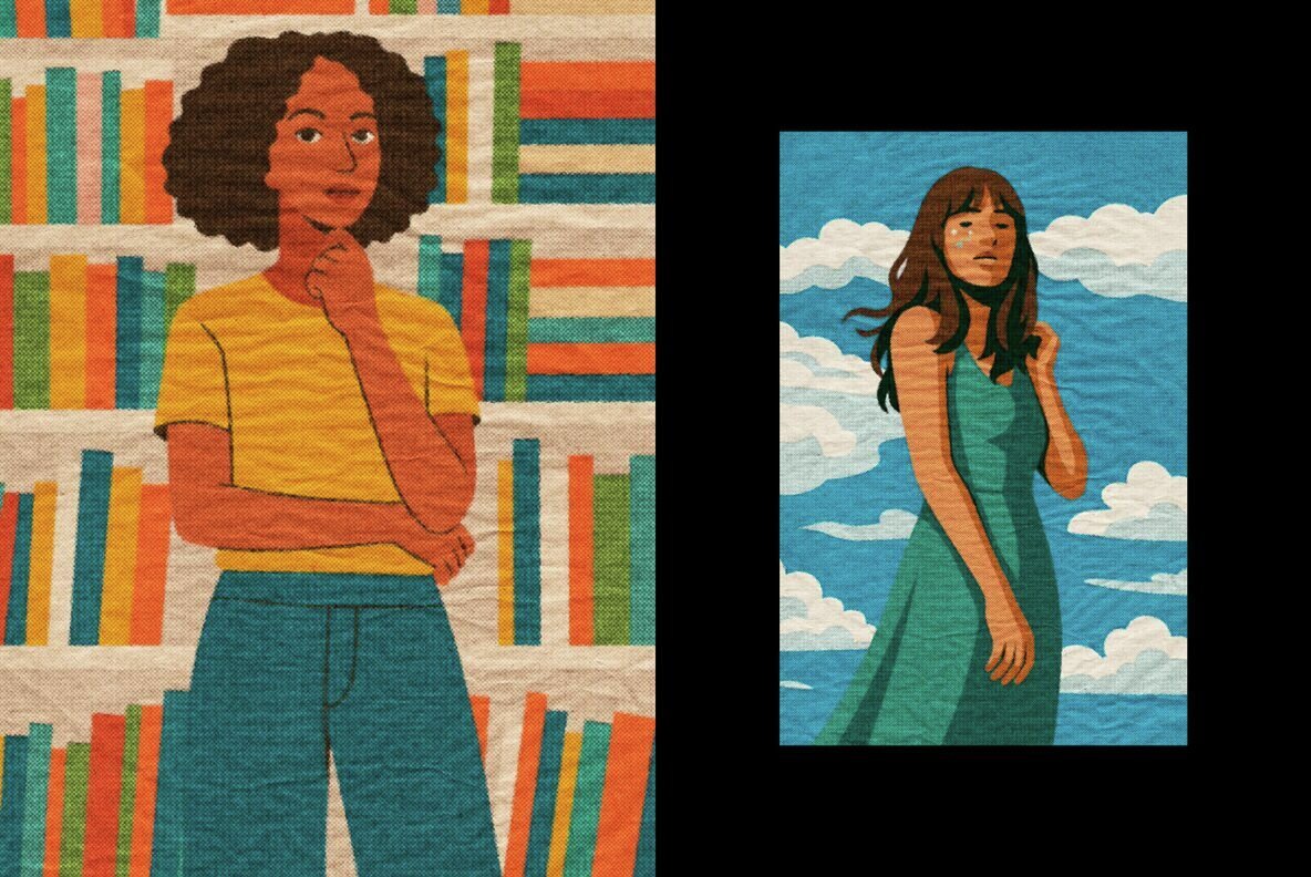 Crumpled Old Paper Print Design Effect 2