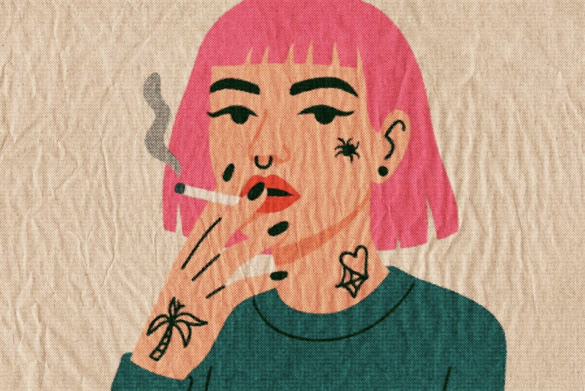 Crumpled Old Paper Print Design Effect 7