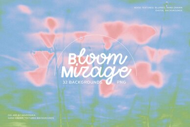 Bloom Mirage Pastel Floral Textures