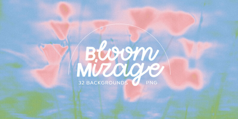Bloom Mirage Pastel Floral Textures