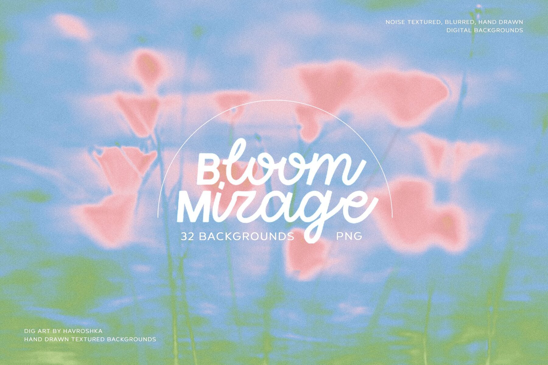 Bloom Mirage Pastel Floral Textures 1