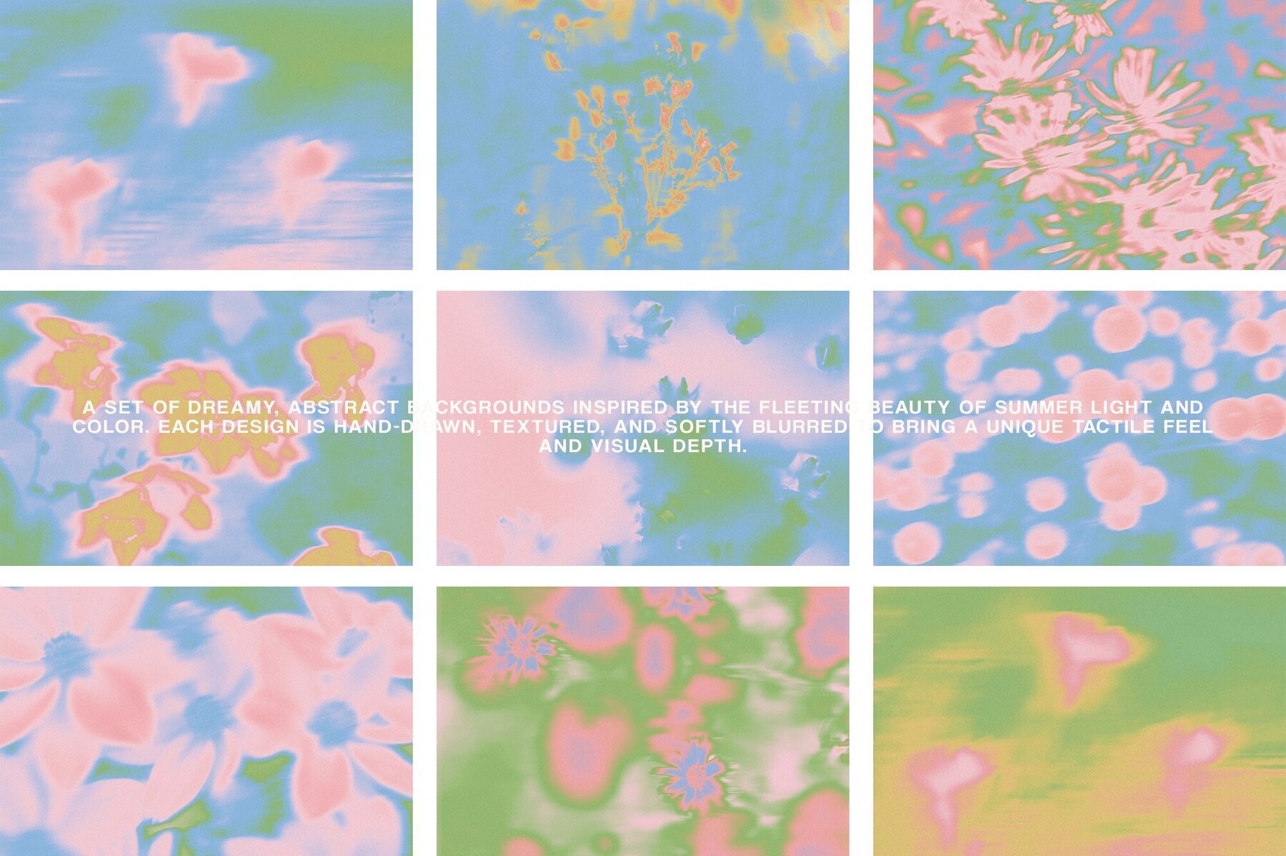 Bloom Mirage Pastel Floral Textures 2