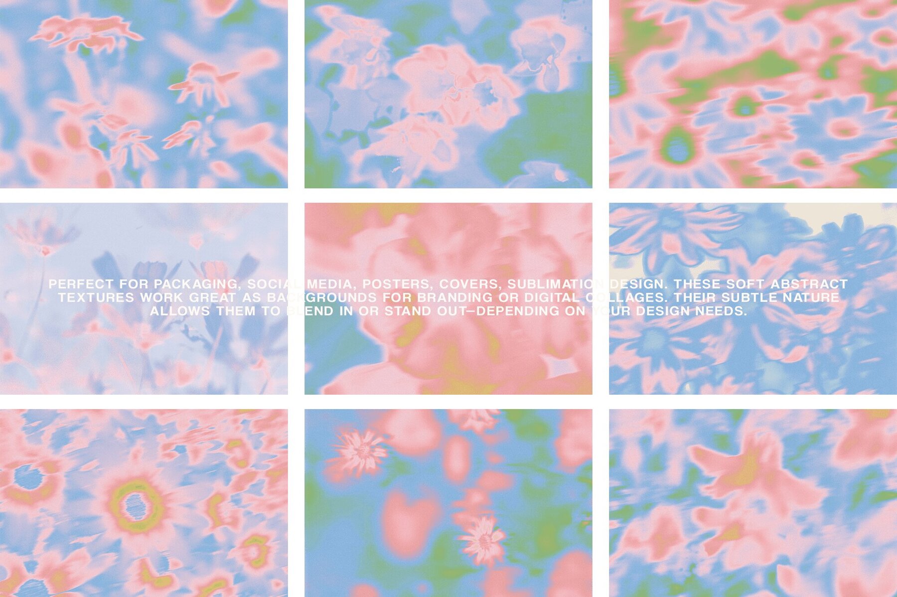Bloom Mirage Pastel Floral Textures 4