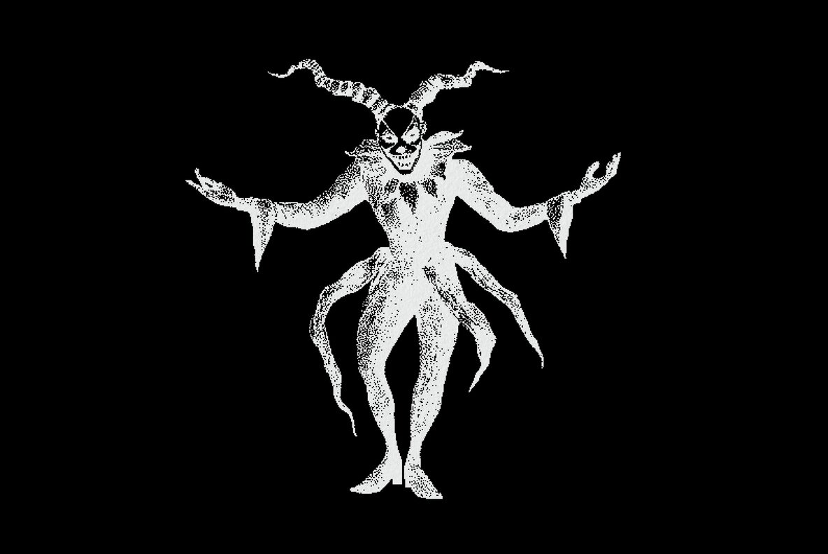 Dark Aesthetic Dithering Graphic Bundle 22