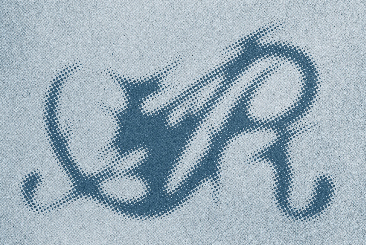 Halftone Zine Text and Logo Effect 2