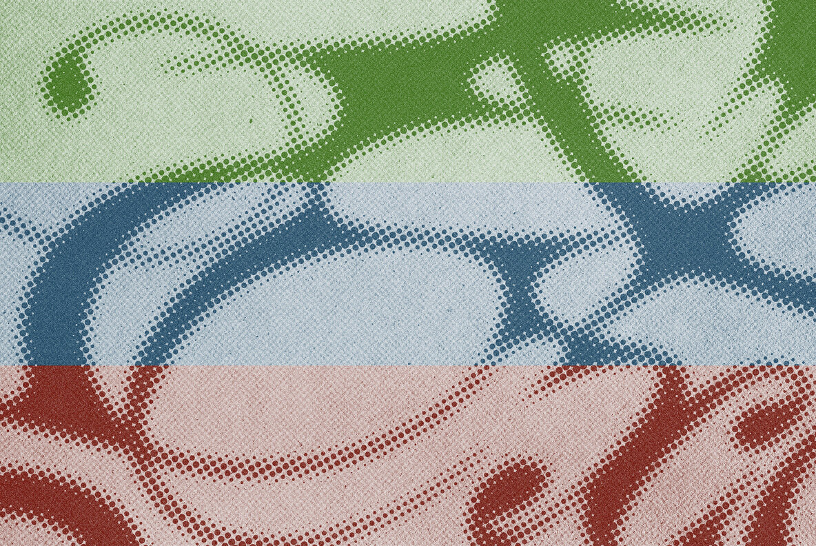 Halftone Zine Text and Logo Effect 4